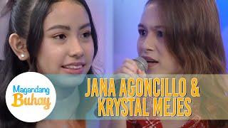 Jana and Krystal act as Mara & Clara  Magandang Buhay