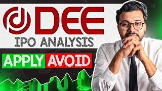 DEE Piping Systems IPO Analysis - Apply or avoid? Latest GMP?  Vibhor Varshney #ipo