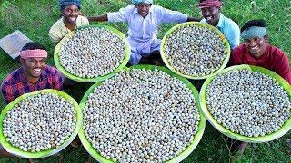 3000 QUAIL EGGS  Cooking Eggs in CLAY  Ancient Traditional Quail Egg Recipes Cooking In Village