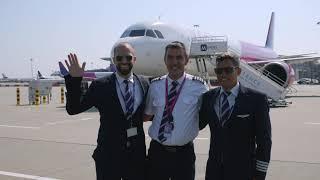 Wizz Air Fly Over on 20 August 2023 for State Foundation Day Budapest