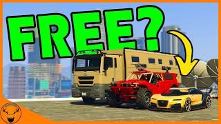 Every Free Car in GTA 5 Online