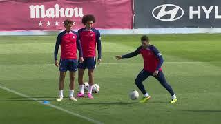 Intense Passing Drills by Diego Simeone  Atletico Madrid