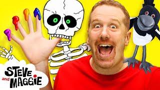 Finger Family and Hide and Seek with Steve and Maggie  Halloween + More for Kids  Wow English TV