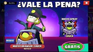 ¡ME AHORRO 20$ Y CONSIGO A CHUCK GRATIS ¿VALE LA PENA?  Brawl Stars Byluant