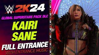 KAIRI SANE WWE 2K24 ENTRANCE - #WWE2K24 GLOBAL SUPERSTARS PACK DLC ADD ON