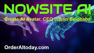 NOWSITE AI How To Create AI Avatar Host CEO Justin Belobaba