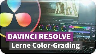 Lerne Color Grading  Davinci Resolve Color Page Tutorial Deutsch