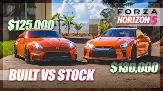 Forza Horizon 5 - Built vs Stock R35 GT-R
