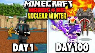 I Survived 100 Days in a Nuclear Winter on Minecraft.. Heres What Happened..