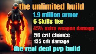 The division 2 unlimited hybrid build TU20.2 for pvp tank with 6 Skill tier