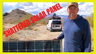 NO POWER WHAT HAPPENED TO OUR SOLAR? REAL VANLIFE TRAVEL VLOG.