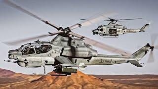 Scary US Powerful Multi-Role Combat Helicopters Effective Ground Attack