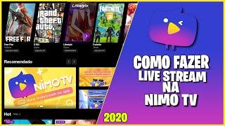 COMO FAZER LIVE STREAM NA NIMO TV E CONFIGURANDO OBS STUDIO - 2020