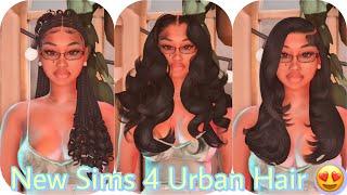 SUMMER 2024 NEW URBAN SIMS 4 CC HAIR