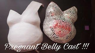 BELLY CAST Full TUTORIAL.  Part 1