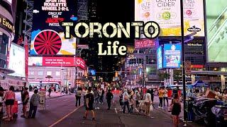 Toronto life in 2023 Downtown Toronto Ontario Canada 4K