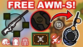 THIS CRATE GIVES YOU FREE AWM-S  Surviv.io Desert