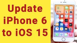 how to update iphone 6 to iOS 15  how to upgrade iphone 6 to iOS 15 plus #iphone