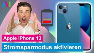 Apple iPhone 13 - Stromsparmodus aktivieren •  • 1️⃣3️⃣ •  •