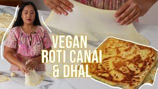 Homemade Vegan Roti Canai with the EASIEST Dhal Curry