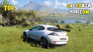 Top 5 Car Games Like Forza horizon for android 2023  Best open world games for android