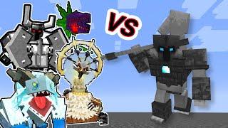 Nameless Guardian Vs. Mowzies Mobs in Minecraft