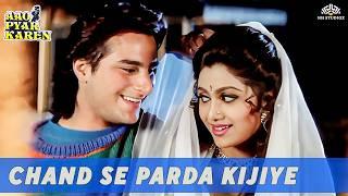 Chand Se Parda Kijiye  Aao Pyaar Karen 1994  Kumar Sanu Saif Ali Khan Shilpa  Love Song