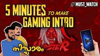 HOW TO MAKE INTRO WITHIN 5 MINUTES  #HipsterGaming