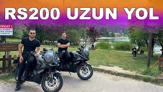 200CC RACİNG MAKİNE İLE UZUN YOL YAPILIR MI?  Ankara-Bolu Pulsar RS200 MotoVlog