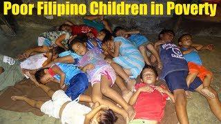 These Poor Filipino Children are Very HUNGRY Living in Hunger. Welcome to the Philippines