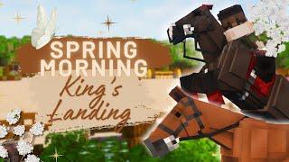 SPRING MORNING AT KINGS LANDING  Minecraft Equestrian RRP