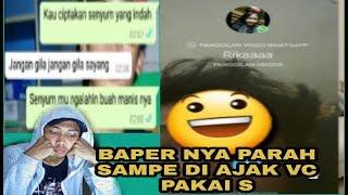 PRANK TEXT - BAPER SAMPE DI AJAK VC PAKAI S  PRANK INDONESIA #4
