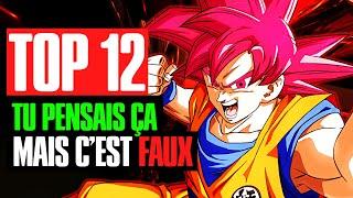 12 CHOSES QUE VOUS PENSIEZ VRAIES sur DRAGON BALL mais... FAUSSES  - #DBTop 29