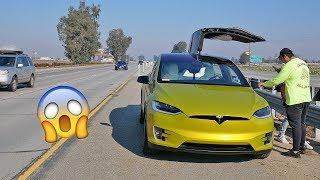 OUR TESLA CRASHED ITSELF