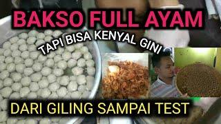 RESEP BAKSO AYAM KENYAL ENAK GURIH  KAMU WAJIB COBA INI