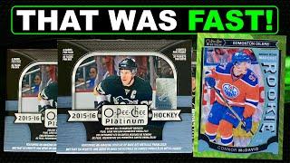 HE IS IN THE PRODUCT - 2015-16 O-Pee-Chee Platinum Hobby Box Break - McDavid Hunt Part 2