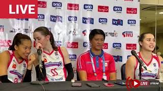 Full Interview Tots & Alyssa return in FINALS Game🩷CREAMLINE Target Lock 9th PVL CHAMPIONSHIP