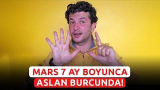 MARS 7 AY BOYUNCA ASLAN BURCUNDA  LİDERLERE YÖNETİCİLERE RAHAT YOK