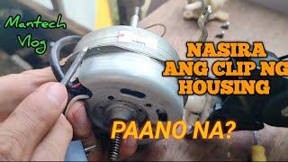 ELECTRICFAN REPAIR TAGALOG BROKEN HOUSING CLIP#TIPS#youtube #youtubetrending #youtubeviralvideo