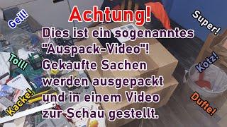 Auspack-Video oder Anbocksing