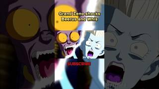 Grand Zeno shocks Beerus and Whis   #dragonball #goku #shorts #viral #trending 