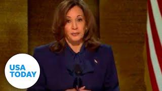 Full speech VP Kamala Harris accepts presidential nomination at 2024 DNC  USA TODAY