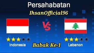 Indonesia vs Lebanon - Football - Half Time - Ihsan Official