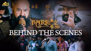 Mohanlal on set as a Director  Actor - BARROZ  Behind The Scenes  Aashirvad Cinemas