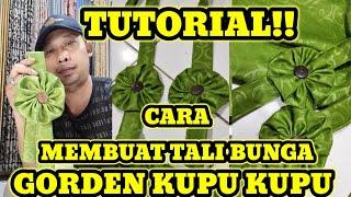 TUTORIAL  CARA MEMBUAT TALI BUNGA GORDEN  #tutorila #talibungagorden