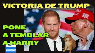 VICTORIA DE DONALD TRUMP PONE A TEMBLAR AL PRÍNCIPE HARRY.