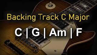 Rock Pop Backing Track C Major  70 BPM  Guitar Backing Track