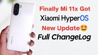 Finally Mi 11x Got HyperOs New Update   Full ChangeLog & Features