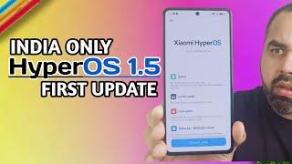 HyperOS 1.5 First Update Released in India - Heating Issues Fixed Ultra Smooth Animations