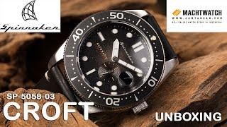 Spinnaker Croft SP-5058-03 Black Dial